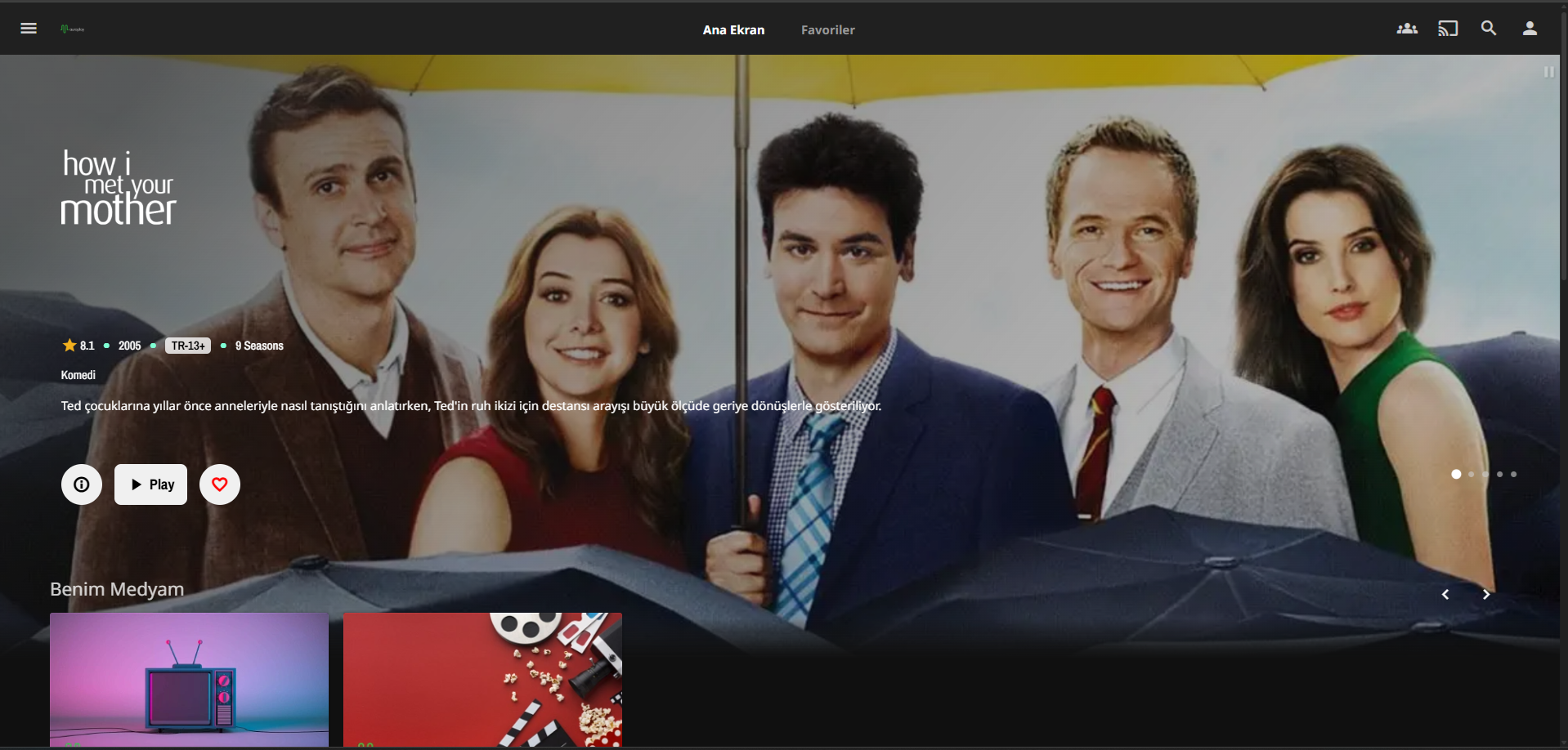 AuroPlay üst ekran görseli